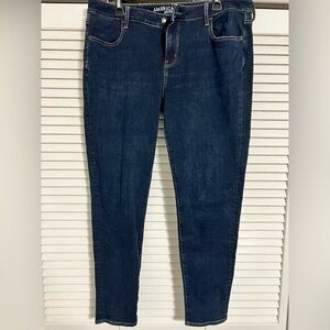 American Eagle Jeggings, size 16, Dark wash.